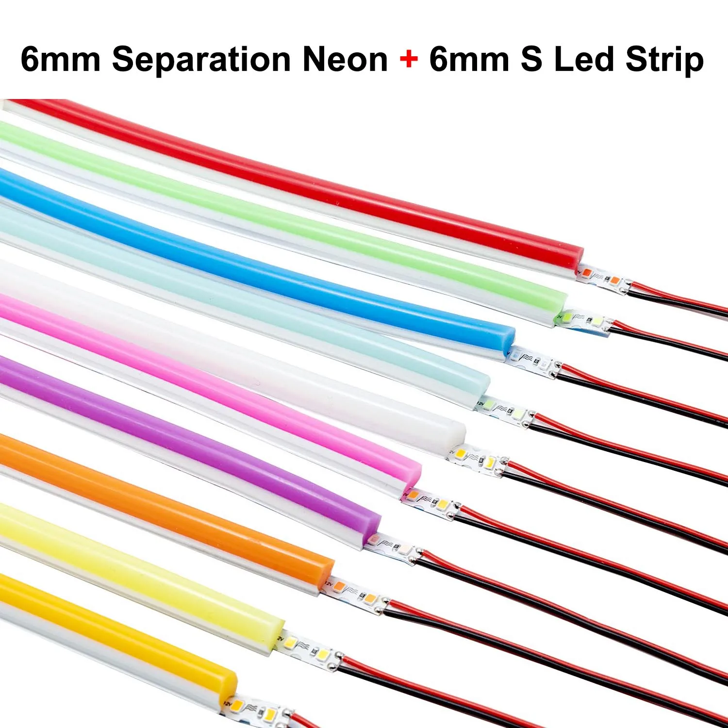 

Силиконовая гибкая LED лента DENGKOO 12В 120LED 1м-10м 12 цветов