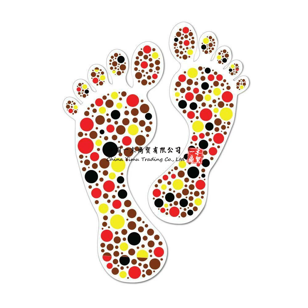 

Aboriginal Footprints Sticker Aussie Car Flag 4x4 Funny Ute