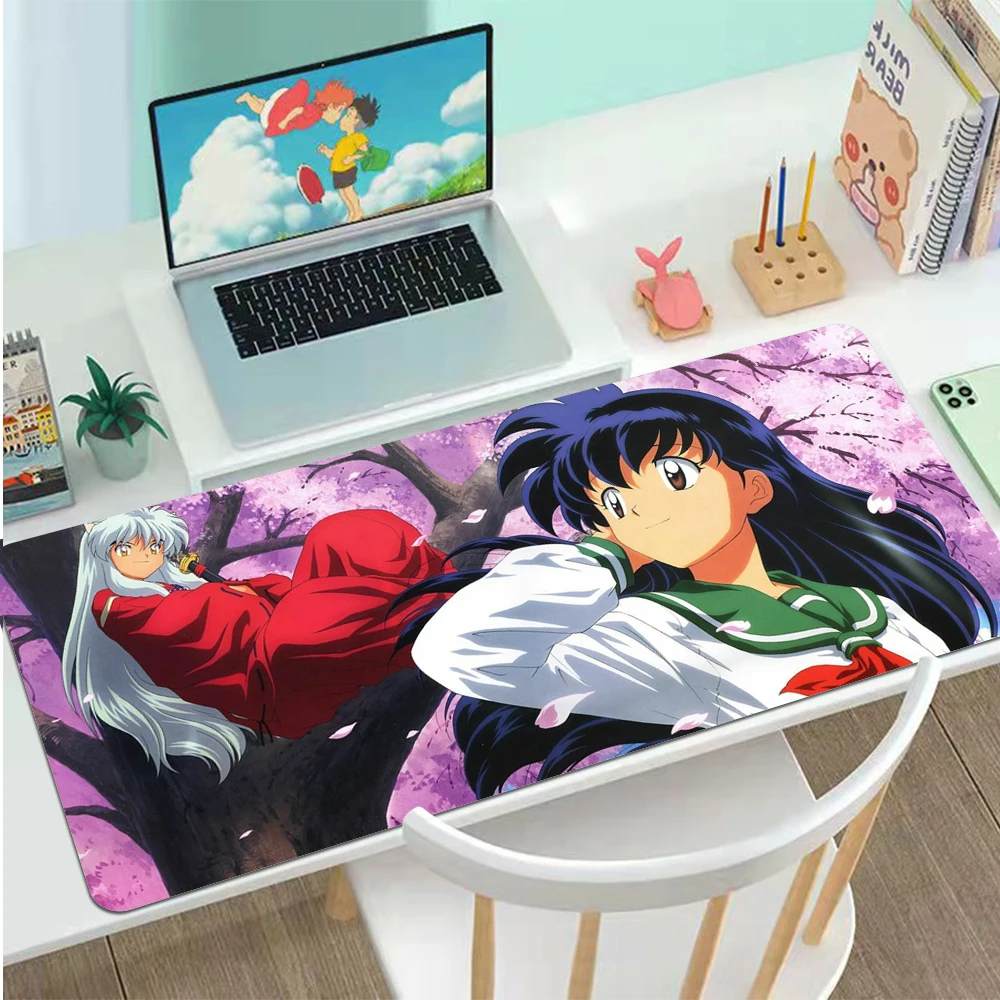 

Mouse Pad Gamer Home HD New Computer Mouse Mat MousePads Desk Mats Inuyasha Carpet Laptop Anti-slip Natural Rubber Soft Mice Pad