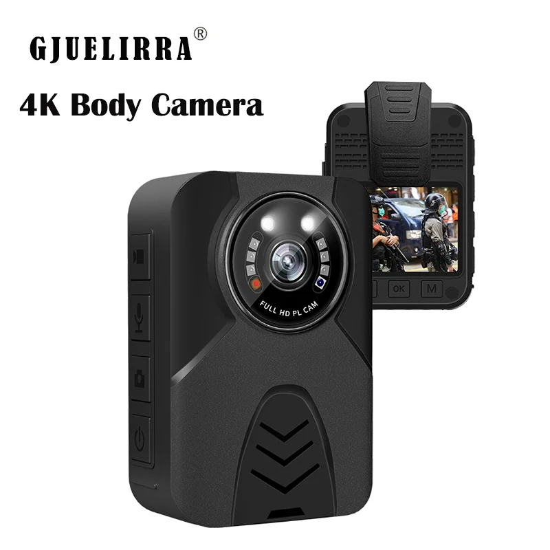 

GJUELIRRA V9 мини-камера 4K 1800P полицейская камера Широкоугольный маленький видеорегистратор камера цифровой видеорегистратор видеокамера