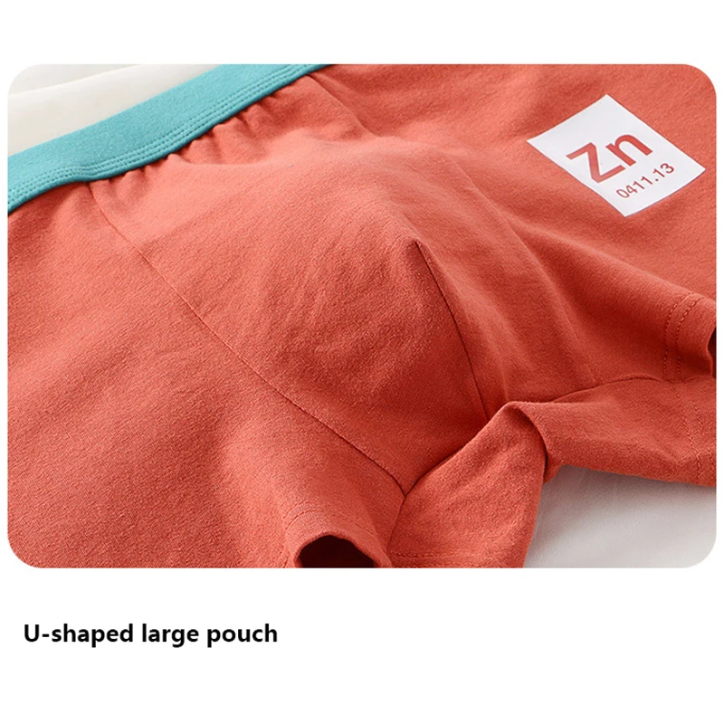 Pure Cotton Men Underwear Boxer Shorts Underpants Male Panties Gift For Men Boxershorts Antibacterial Pouch Boxers Wholesale