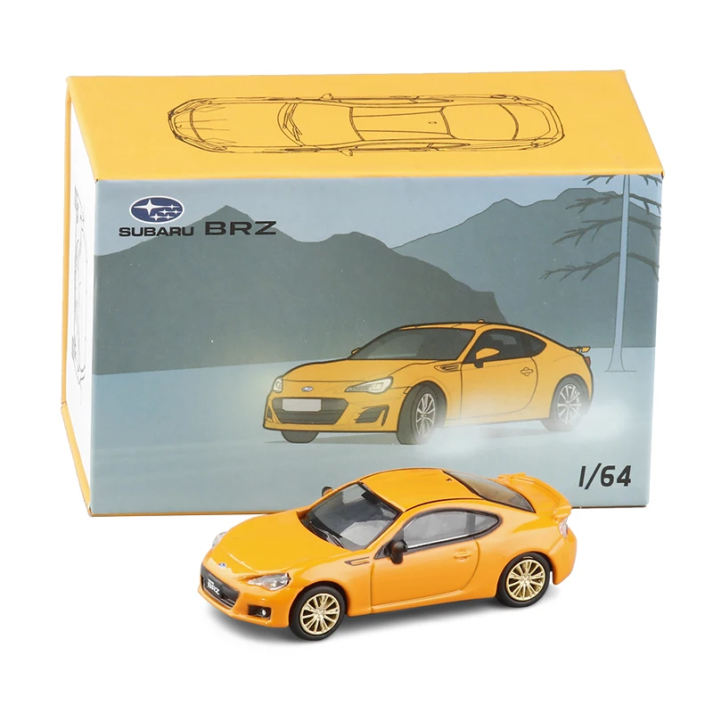 

1/64 Limited Edition Subaru BRZ TS STI Alloy Sports Car Model Diecast Metal Toy Car Model Simulation With Retail Box Decoration