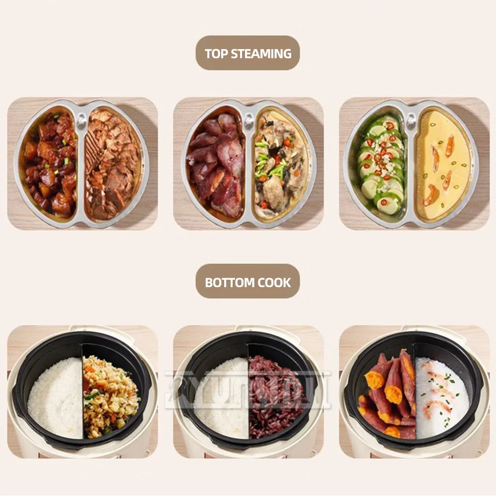 Умная скороварка на 5 л бытовая электрическая многофункциональная рисоварка