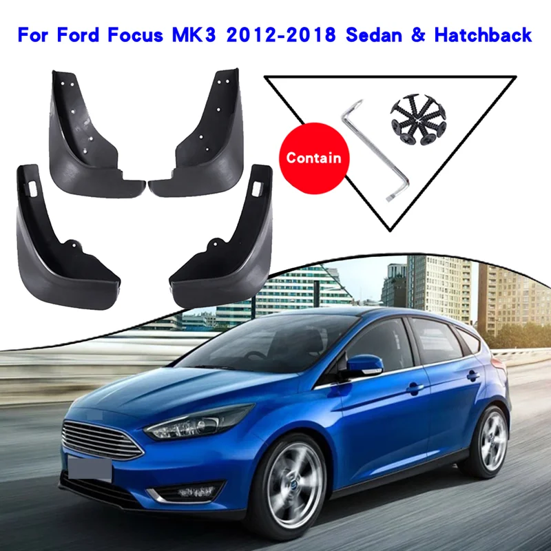 

Аксессуары для автомобильных брызговиков Ford Focus 3 MK3 2018-2011, брызговики, брызговики