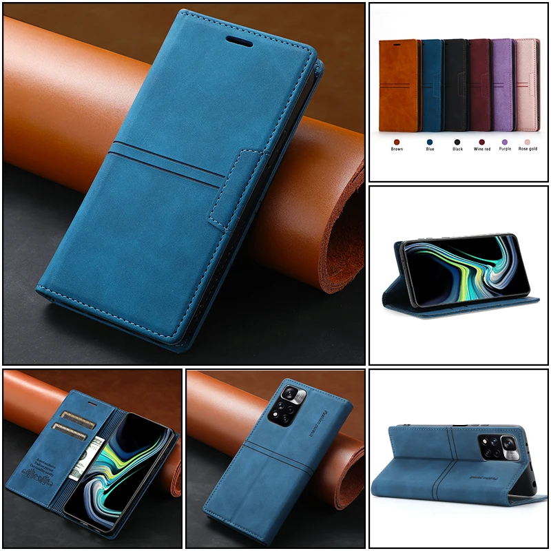 

Flip Leather Cases For Xiaomi RedMi K40 K30S 10X 9 9A 9i 9C 9AT 9T 8A 6 Note 9 9S 9T 10S 10 11 8 8T 7 Prime Pro Max Phone Cover
