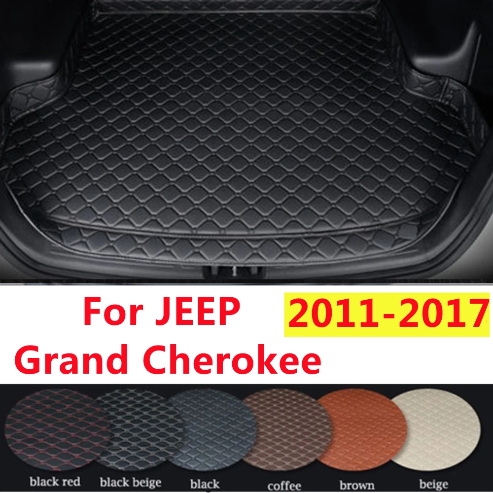 

SJ High Side Custom Fit For JEEP Grand Cherokee 11-2017 All Weather Waterproof Car Trunk Mat AUTO Rear Cargo Liner Cover Carpet