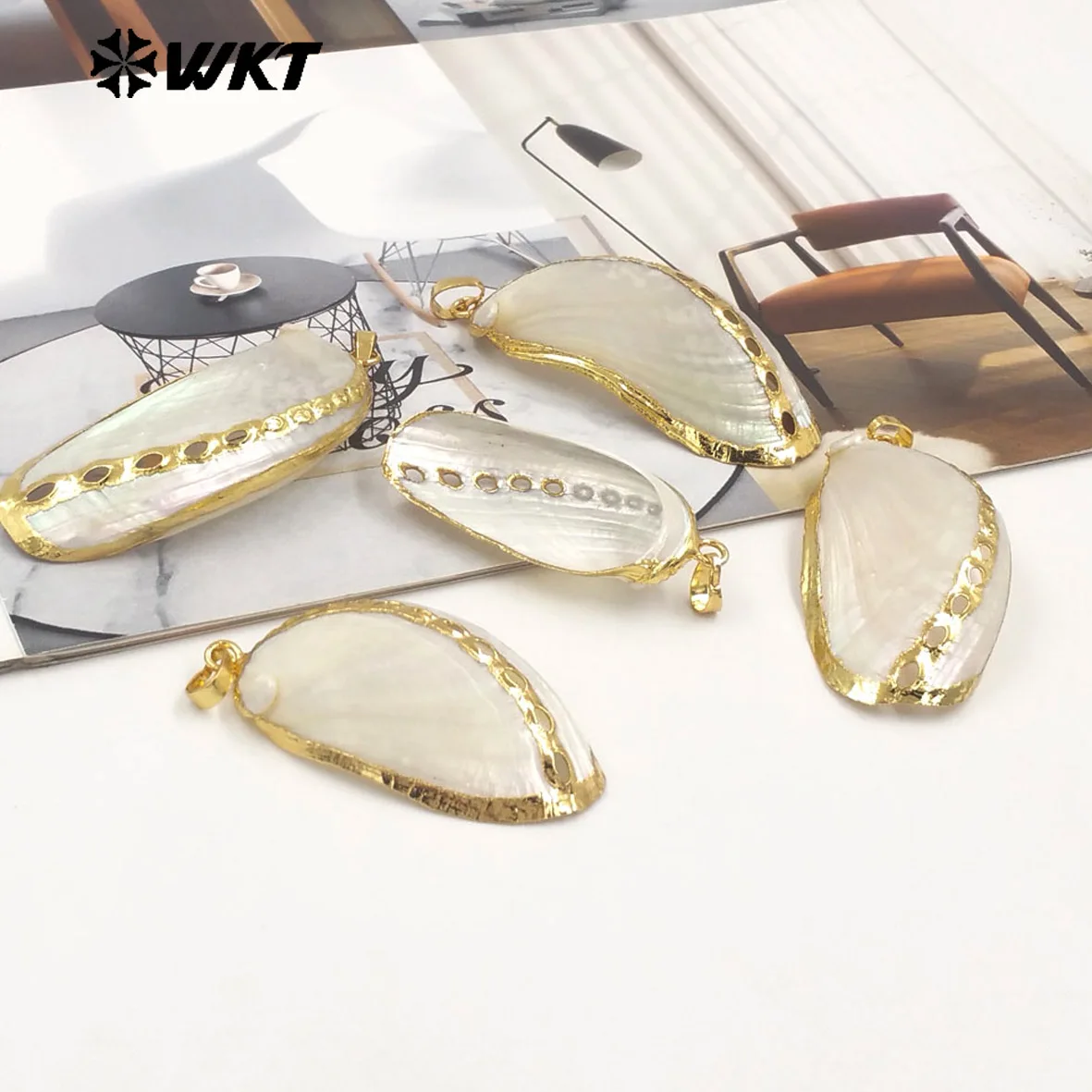 WT-JP392 Оптовая продажа новый уникальный дизайн позолоченный 18 К выдолбленный