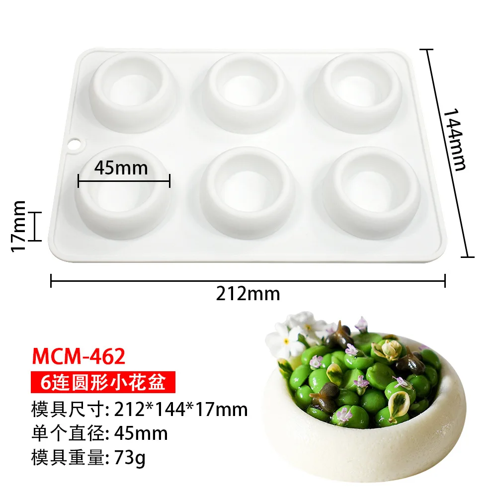 

3D плоская круглая силиконовая форма для торта для шоколадного мусса, желе, пудинга, кондитерских изделий, мороженого, десерта, хлеба, формы для выпечки, инструменты