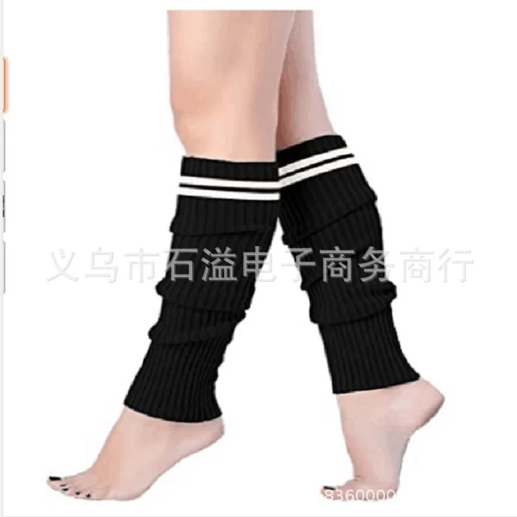 New Japanese Lolita Over Knee Kawaii Leg Warmers Knit Socks Wool Knitted Foot Cover Cosplay Winter Women Autumn Socks Y2k Goth