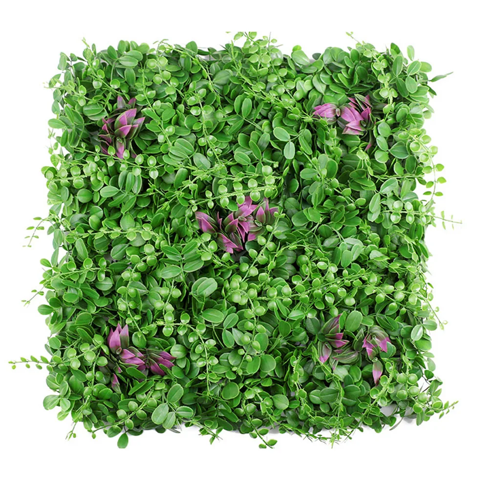 

Add a Fresh Look to Your Home with Artificial Green Grass Square Plastic Lawn Plant Durable Easy to Clean 50x50cm