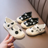 kids shoes girls shoes children sneakers cute sweet canvas casual sneakers fashion dots soft flats toddler girls shoes 21 32