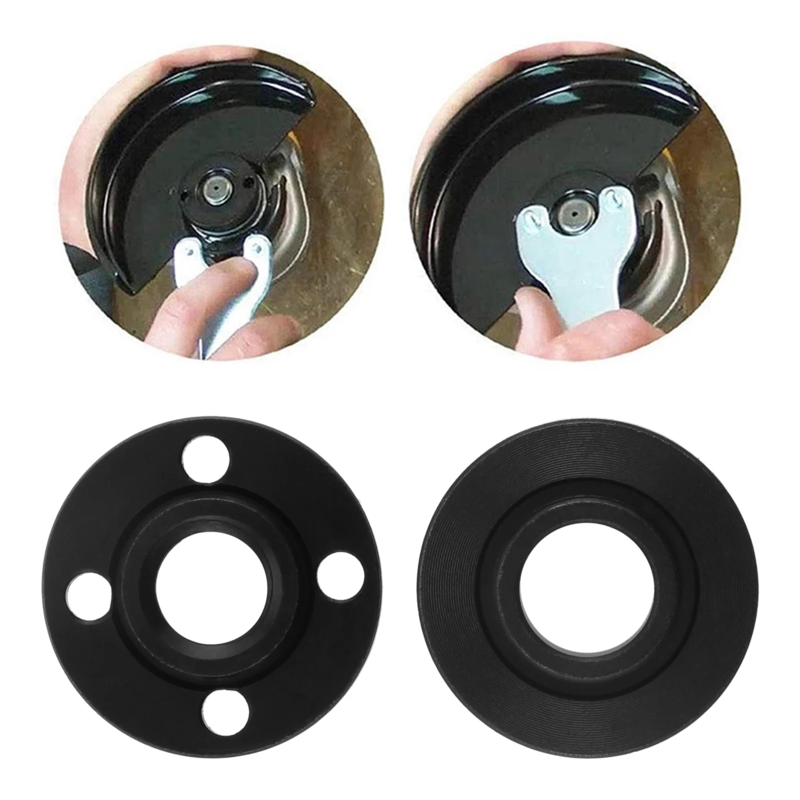 

2 шт. сменная резьба M14, угловая шлифовальная машина, внутренняя и внешняя фланцевые гайки, набор частей для шлифовальных машин, абразивный электроинструмент, набор фланцевых гаек, инструменты