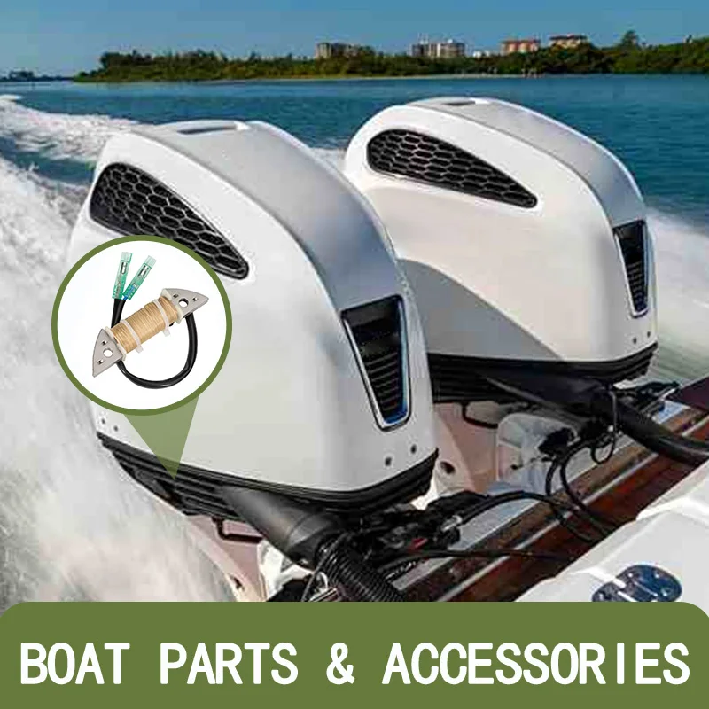 63V-85520 Катушка зарядки генератора для Yamaha 2-тактный 9,9 л.с. 15 л.с. Запчасти для лодочного двигателя Подвесной двигатель 63 В-85520-00 63 В-85520-01 (art.: 3920d0d94742e) - 3920d0d94742e
