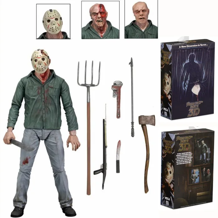 

NECA аниме Майкл Майерс Джейсон фигурка героя Оригинальная фигурка Джейсона вурхеса Хэллоуин Игрушка из ПВХ