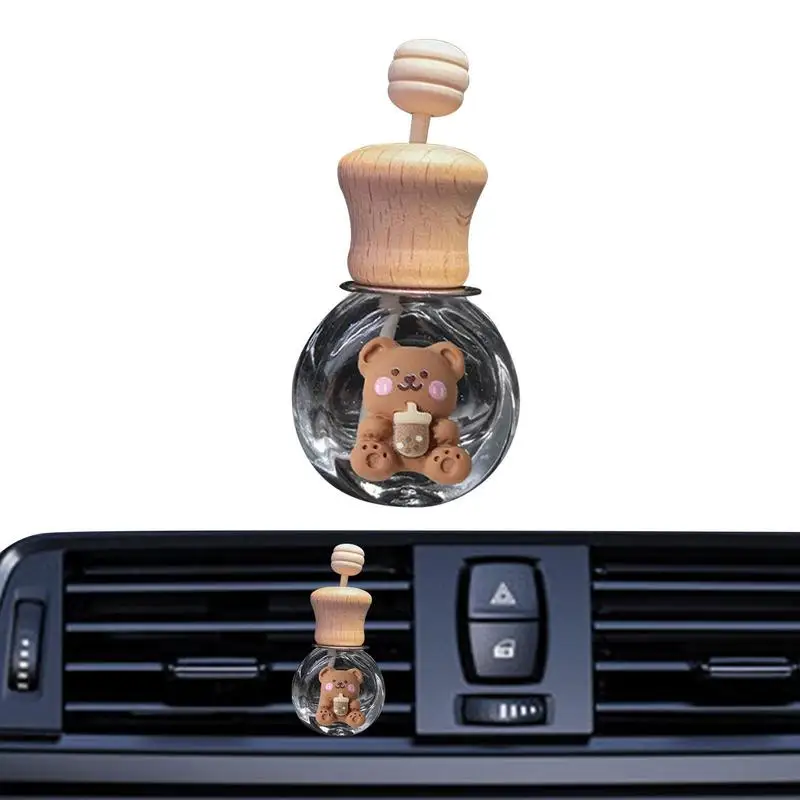 

Car Aromatherapy Bottle Sturdy And Durable Car Air Freshener Empty Bottle Cute Car Fragrance Hanging Ornament Interior