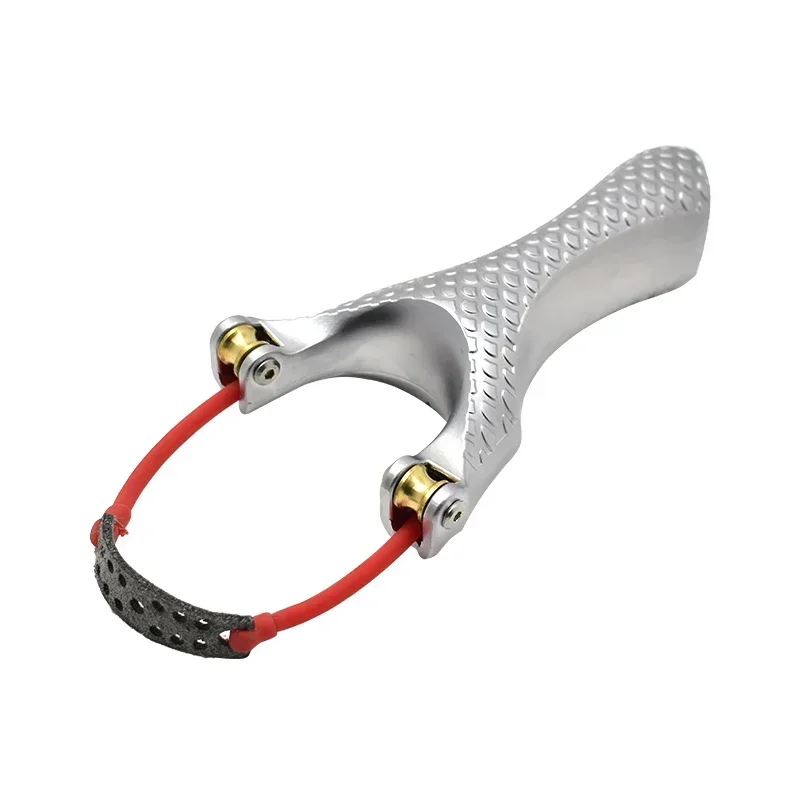 Серебряный шкив высокоэластичная Рогатка с тиснением противоскользящая