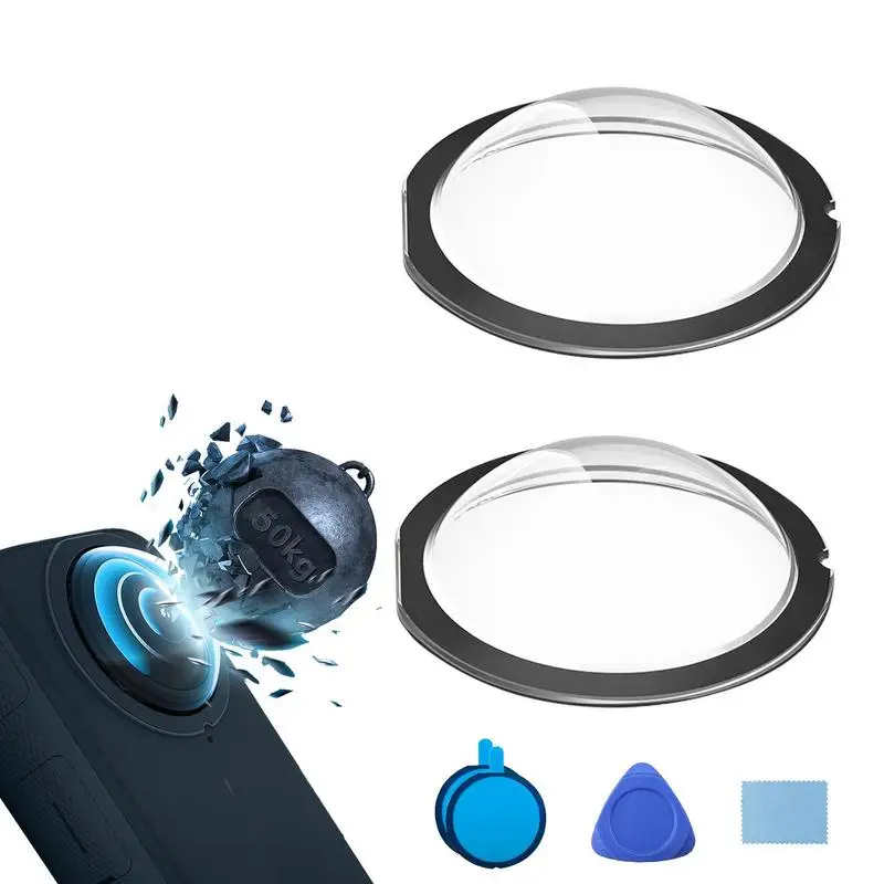 

Защитная пленка для объектива Insta 360 X3, водонепроницаемая зеркальная защита для объектива камеры 360x 3, защитные аксессуары