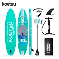 koetsu inflatable surfing sup paddle board novice paddle board boat kayak surfboard white water water recreation surfboard