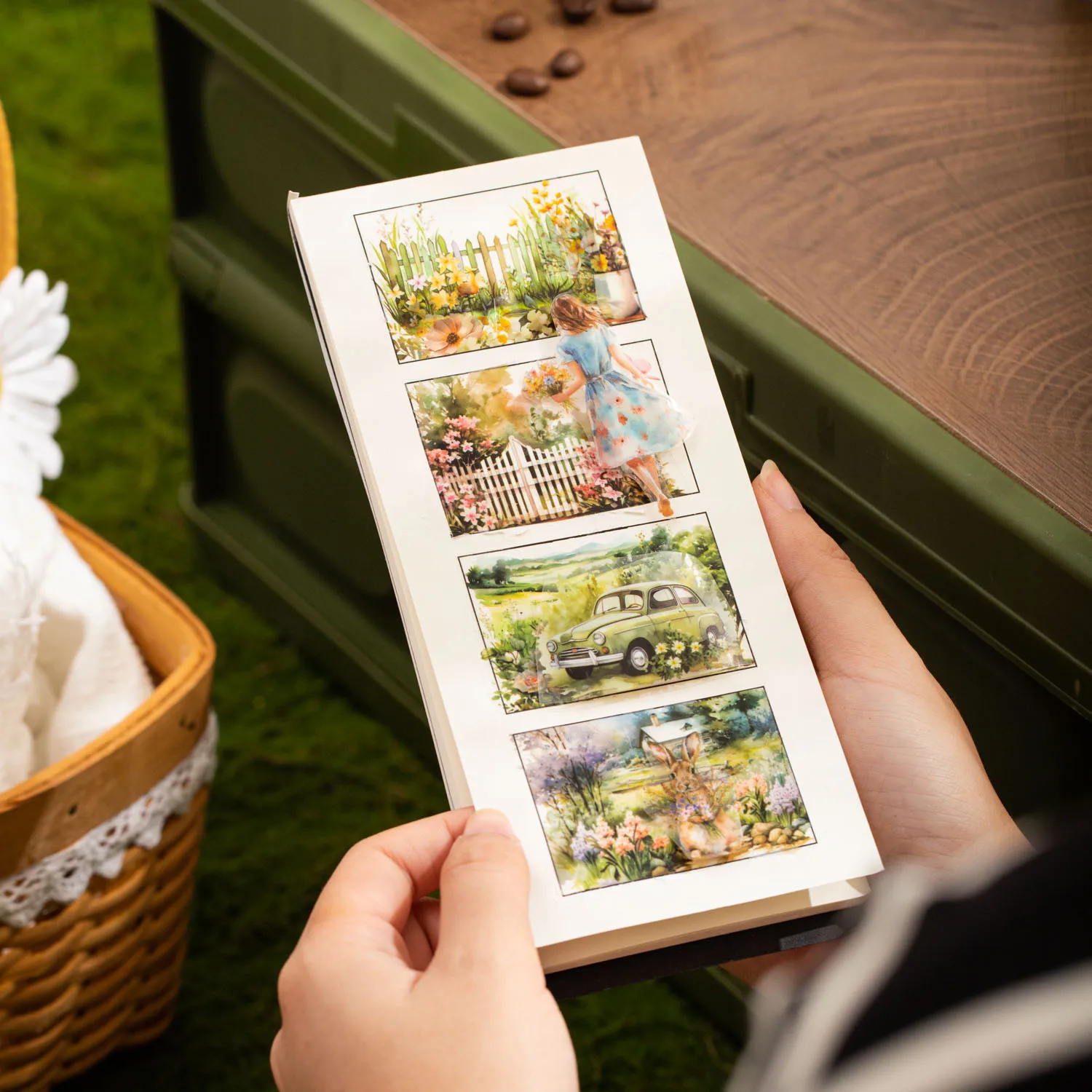 6 См X 200 Креативные Домашние Акриловые Наклейки С Животными Для Кемпинга