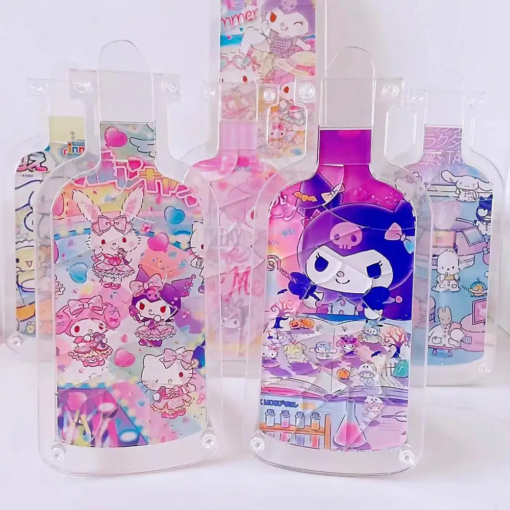 

Kawaii Bottle Toy Sanrio My Melody Kuromi Cinnamoroll Cute Anime New Year Wishes Acrylic Puzzle Handmade Diy High Beauty Gift