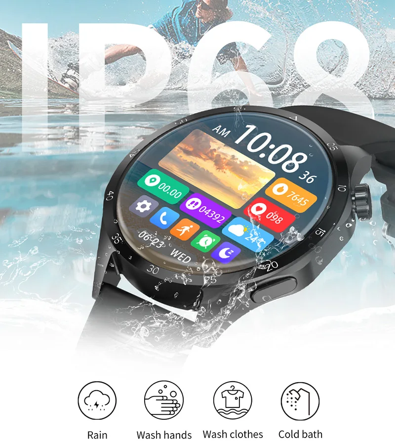 Смарт-часы для Huawei GT4 PRO 4 Pro AMOLED HD Bluetooth звонки GPS
