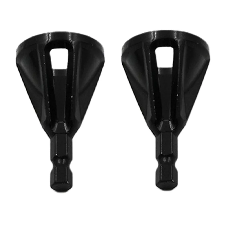 

2pcs Deburring External Chamfer Tool Stainless Steel Remove Burr Hexagonal CR12 MOV Power Tools Accessories