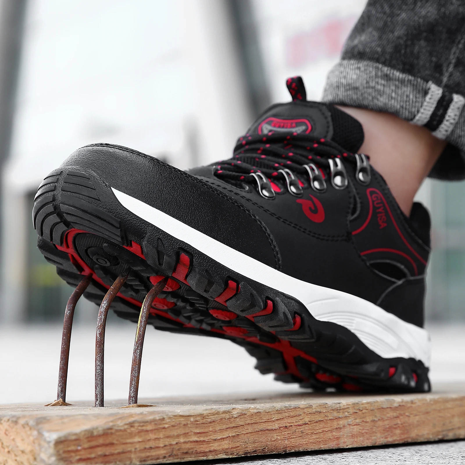 Противоударная обувь для мужчин профессиональная рабочая