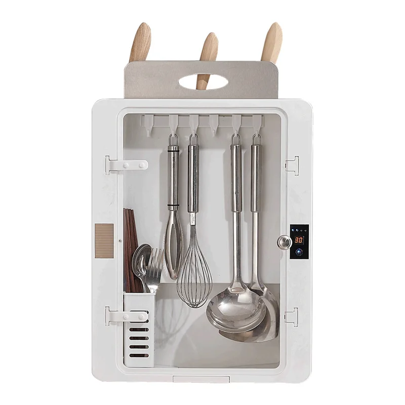 kitchen disinfection dryer high efficiency uv disinfection cabinet desktop tableware sterilizer for spoon fork knife cutlery free global shipping