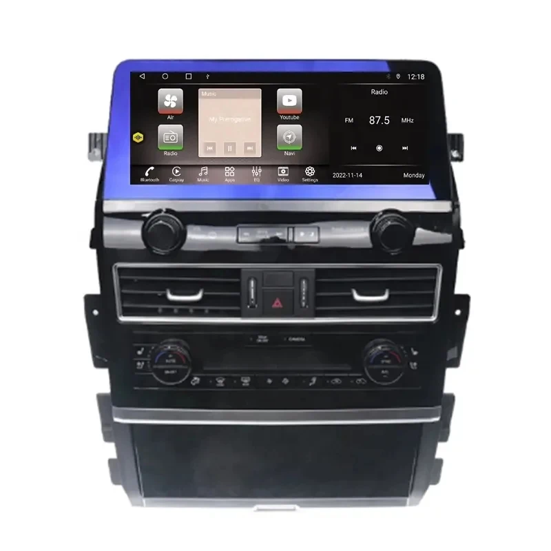Фото (Морская доставка) Заводская OEM автомагнитола Android GPS для Nissan Patrol Y62 Armada Infinity QX80 2013-2023 (праворульные модели) с поддержкой беспроводного CarPlay №3