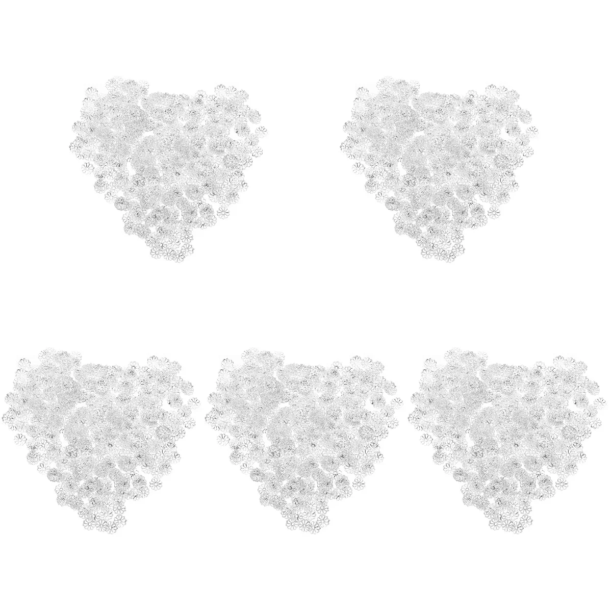 

5000 Pcs Beaded Bracelets DIY Beads Caps End Supply Vintage Supplies Charm Spacer