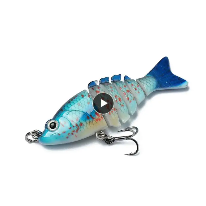 

Six-section Broken Hard Bait Fishing Tackle 3d Coating Multi-color Bionic Bait Simulation Lifelike Fishing Lures Luya Bait