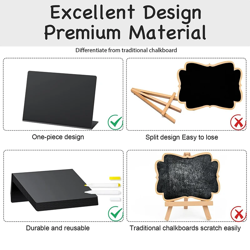 10 шт. таблички для классной доски дисплей еды этикетки шведского стола фирменный