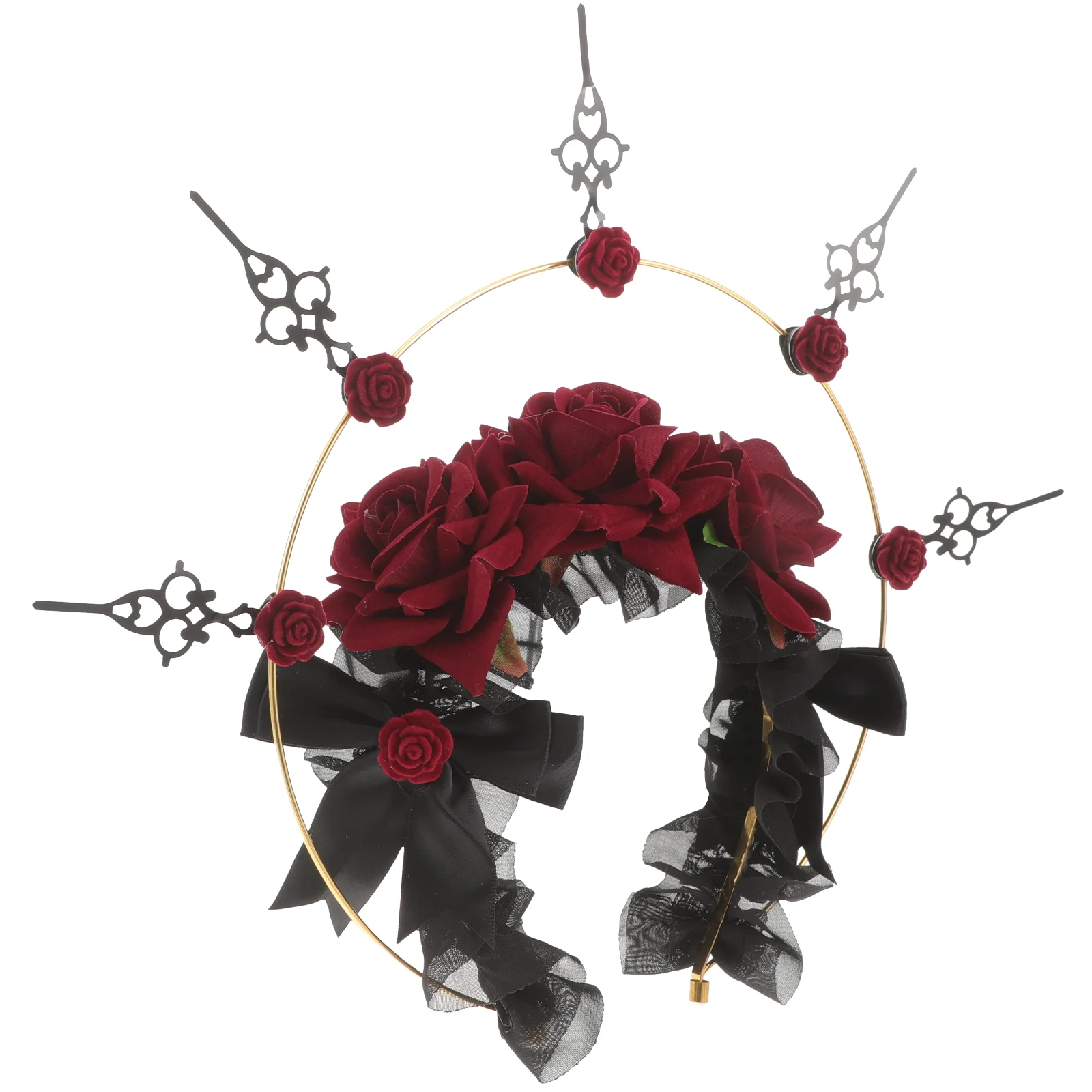 

Gothic Crown Party Headdress Fiesta Halo Hair Bands Halloween Headbands Headpiece