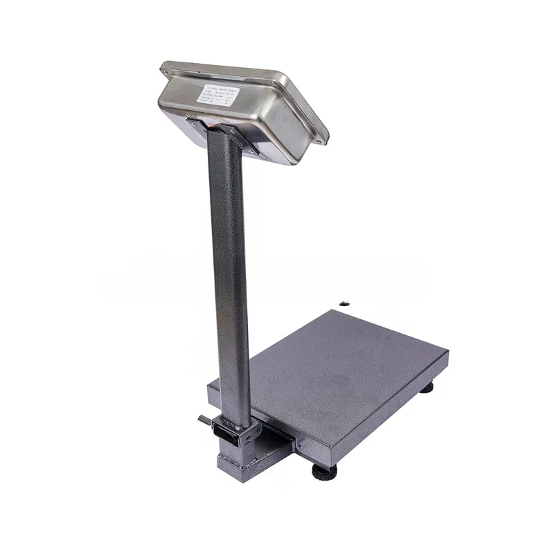 Электронные весы с платформой из углеродистой стали 500 кг 45x60 см