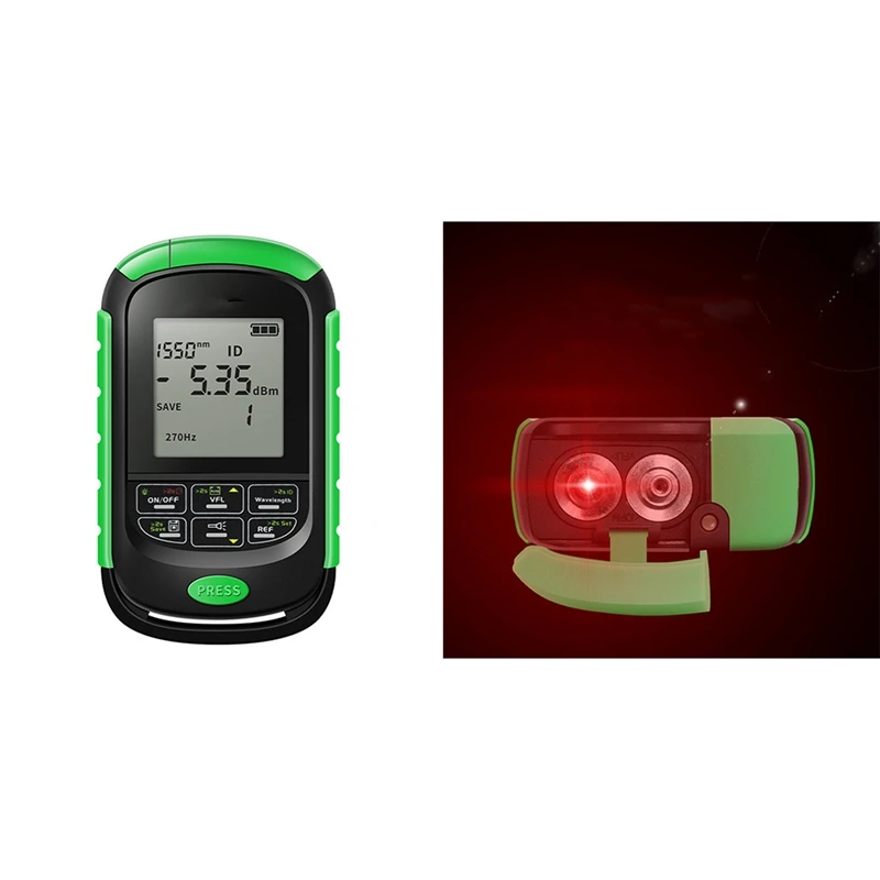 

4-In-1 Li-Lion Battery Optical Power Meter Visual Fault Locator Network Cable Test Optical Fiber Tester