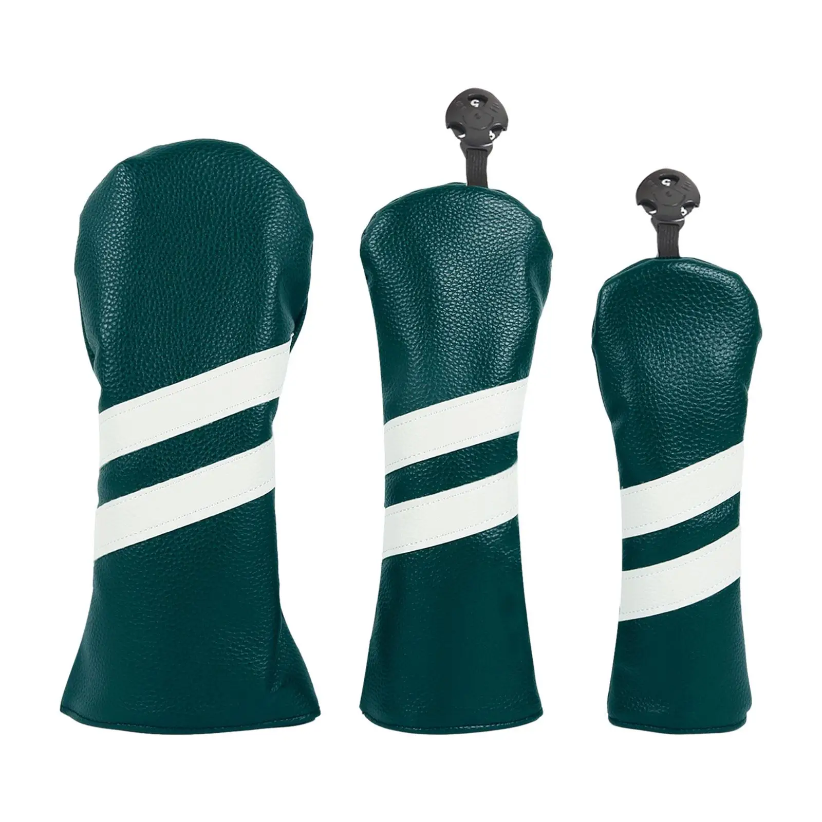 

3x Golf Club Head Covers Golf Wood Head Covers Golfer Gift Adults Equipment