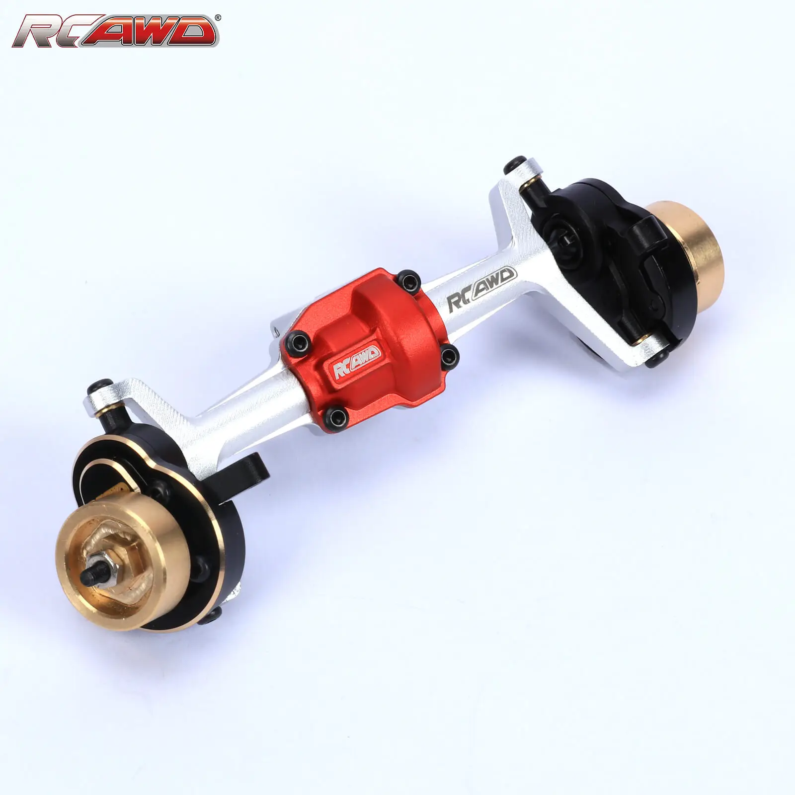 Передняя ось RCAWD из алюминиевого сплава в сборе для Hobby Plus 1/18 CR18P Rock Van & Trail Hunter