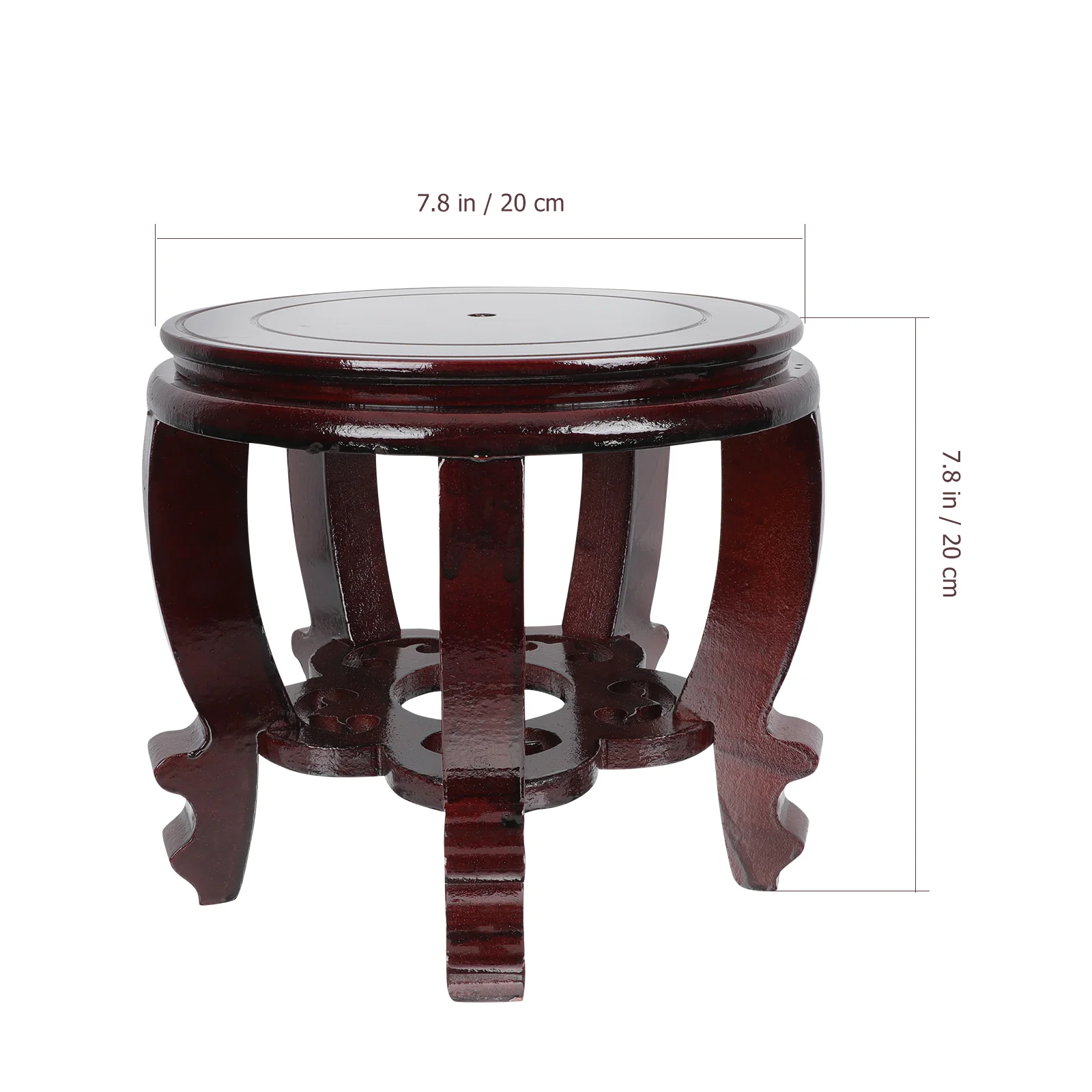 Высокое деревянное сиденье изысканная стойка для аквариума домашний декор