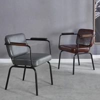 leather dining chairs modern luxury banquette designer ergonomic chair armchair muebles para el hogar upholstered furniture
