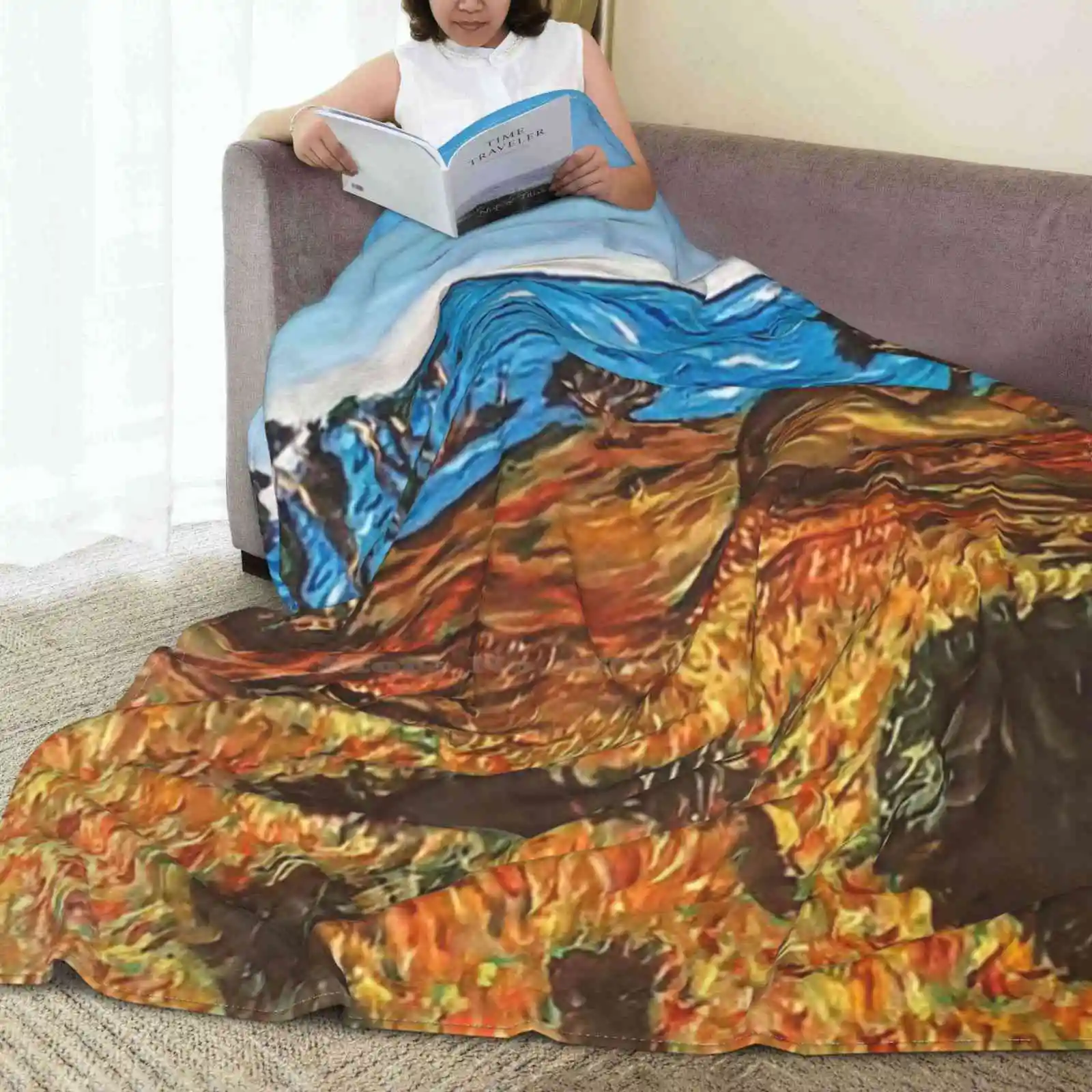 Last Of The Koa Forest необычный дизайн тонкое мягкое фланелевое одеяло яркое забавное