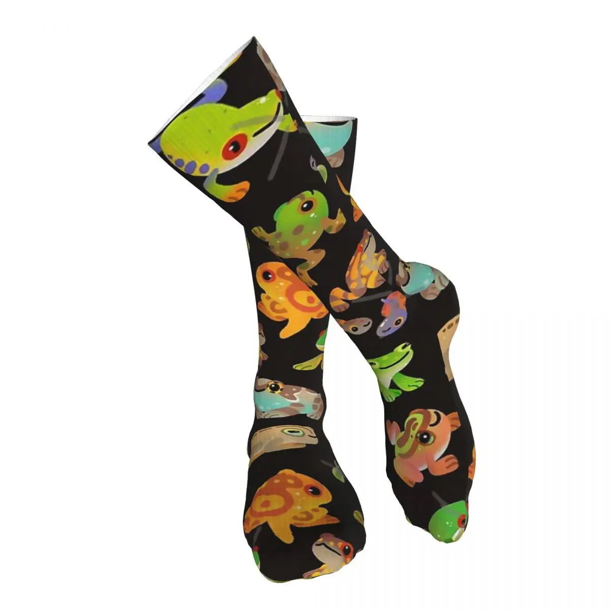 

Tree Frog - Dark Adult Stockings Stretchy For Daily Matching Thigh length Socks All Seasons