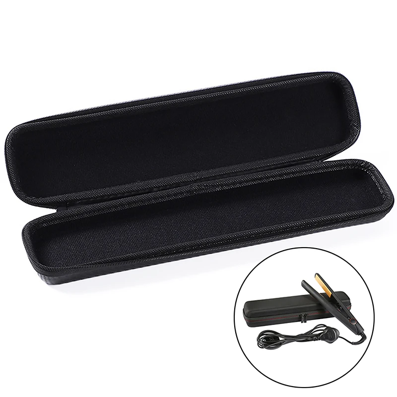 

PortableHair Straightener Storage Bag Curling Iron Storage Container Hair Straightener Protective Travel Carrying Case