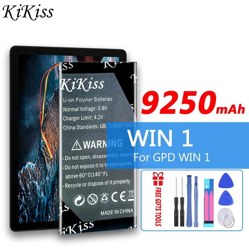Аккумулятор KiKiss для GPD WIN1 WIN 1 Win2 2 карманный игровой компьютер система 10 мини-ПК