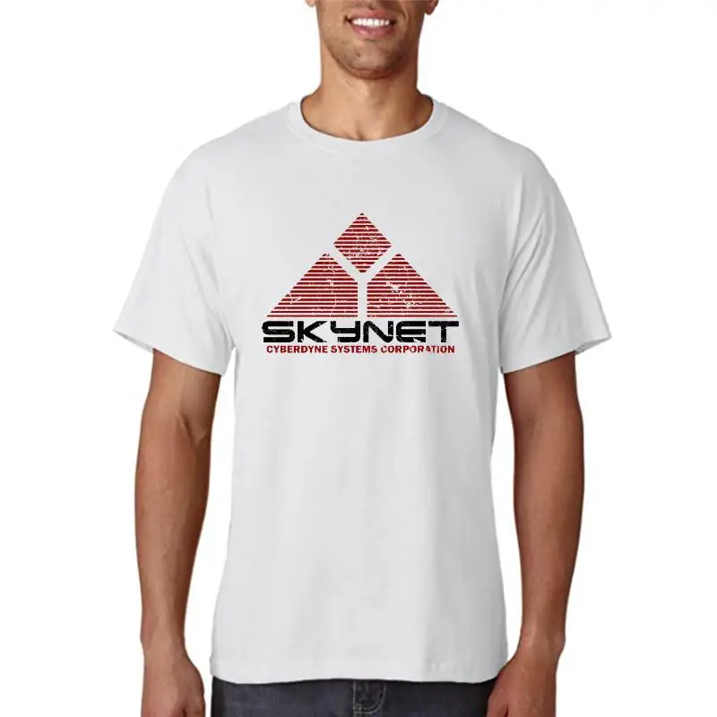 

Винтажная Мужская футболка Skynet унисекс Cyberdyne, ретро Терминатор Schwarzenegger 80-х годов, научная фантастика, фильмы, Судный день, подарок в стиле Genesis