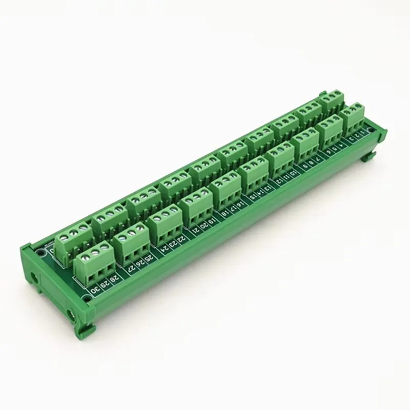 Модуль распределения винтовой клеммной колодки 24 А/400 В 10x3 положения.