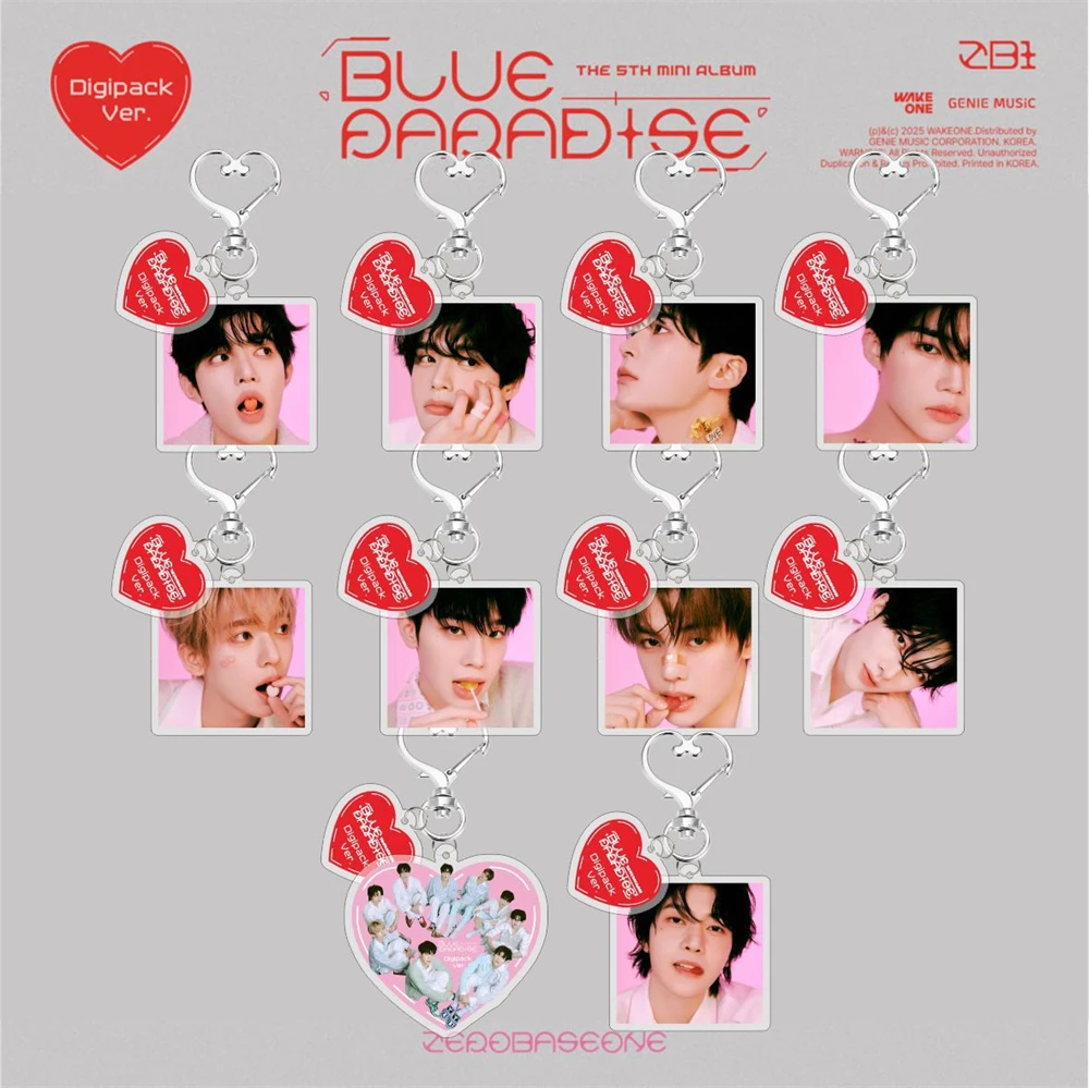 KPOP ZB1 акриловый брелок ZEROBASEONE мини-альбом BLUE PARADISE Member фото кулон сумка аксессуары