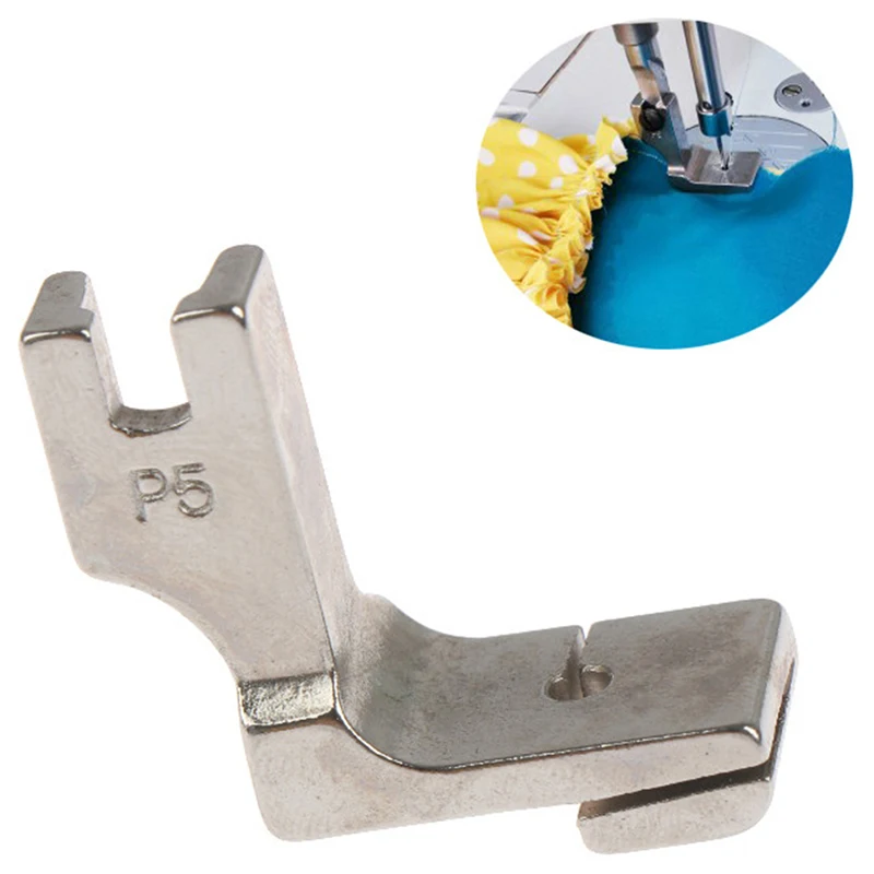 

1PC Industrial Sewing Machine Presser Foot Wrinkled Pleated Shirring Pleating Foot 3.2cm x 1.4cm x 3.2cm