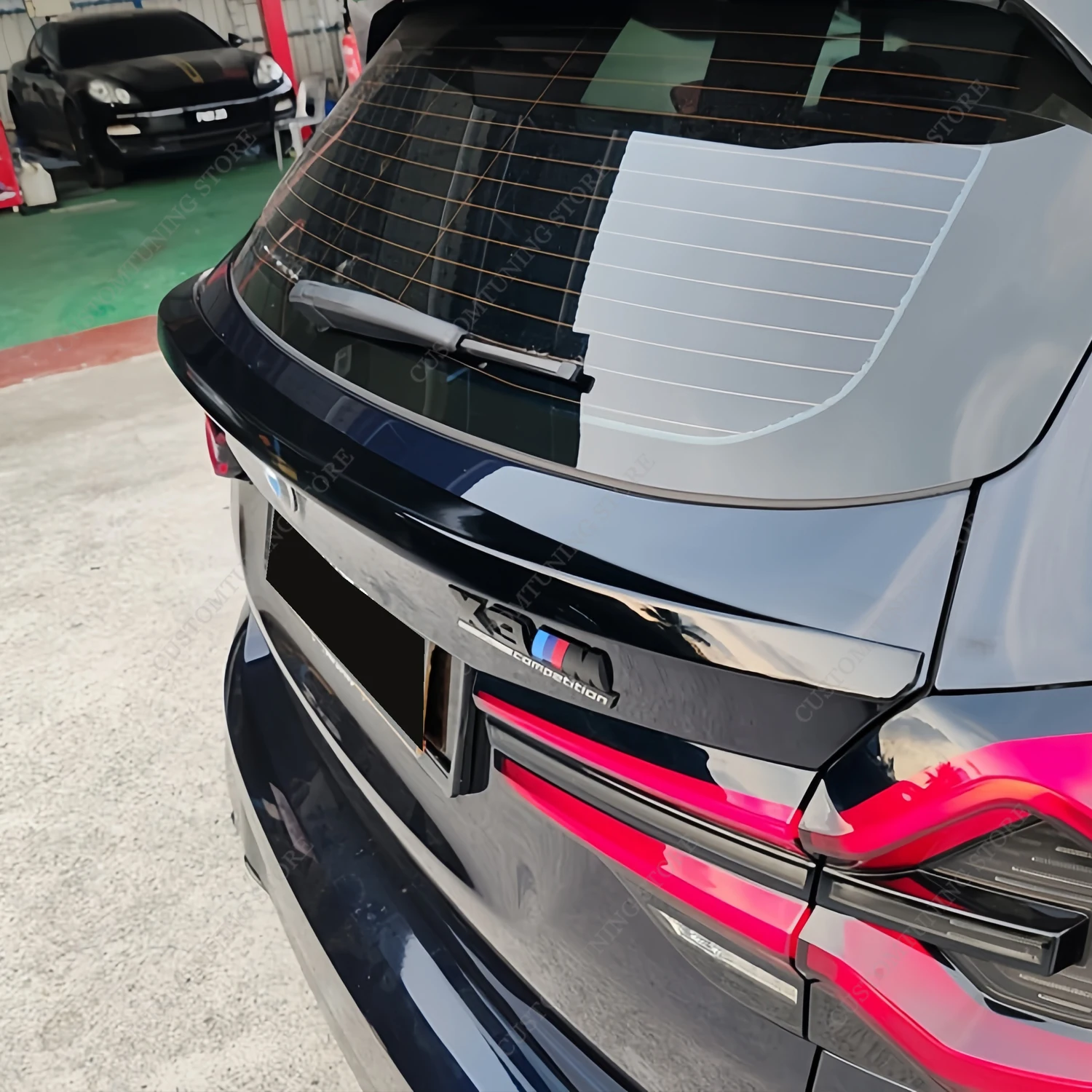 Gloos Black MP Style Задний багажник Средний Спойлер для Bmw X3 G01 iX3 G08 X3M F97 30i 30d M40i 2017-2023 Bodykits