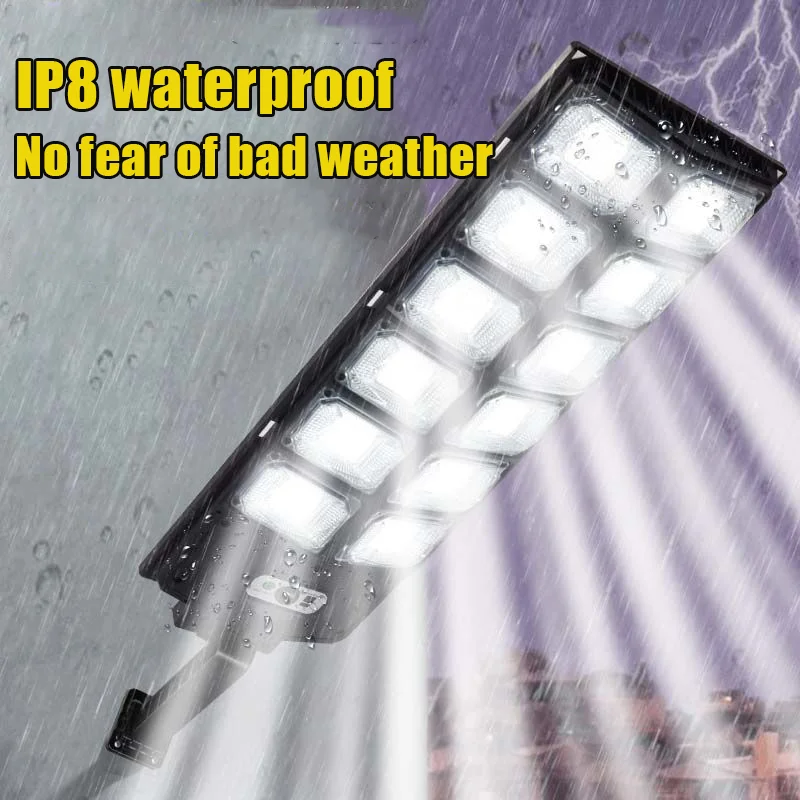 1000 Вт Солнечное Светодиодное Наружное Освещение 720 Супер Ярких Солнечных Садовых