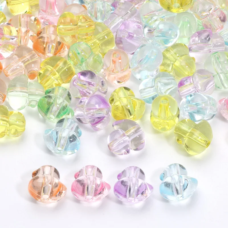 30 шт. прозрачные акриловые бусины для рукоделия 14 х15 мм